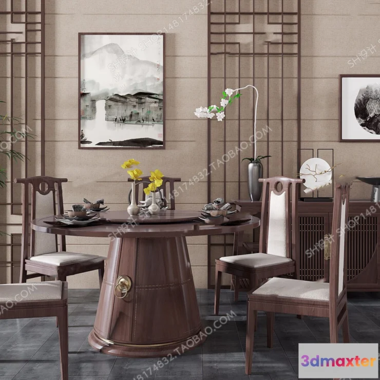 1127916 - Tea Coffee Table - 3D Models - 1093