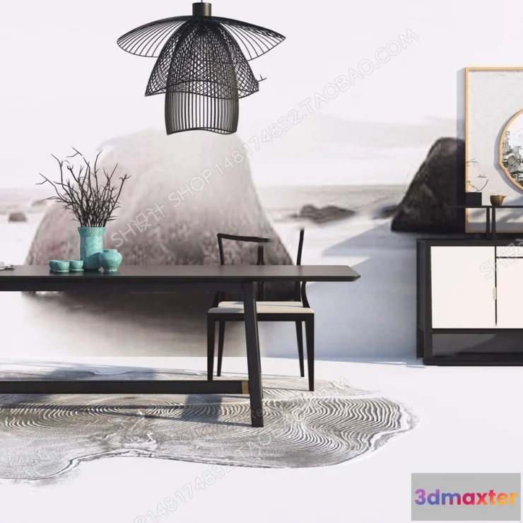 1127924 - Tea Coffee Table - 3D Models - 1097