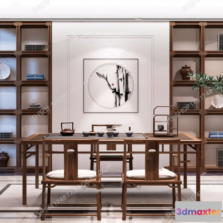 1127926 - Tea Coffee Table - 3D Models - 1098