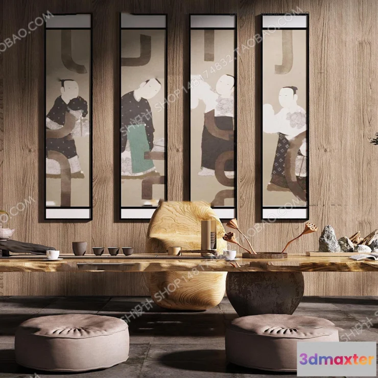 1127948 - Tea Coffee Table - 3D Models - 1109