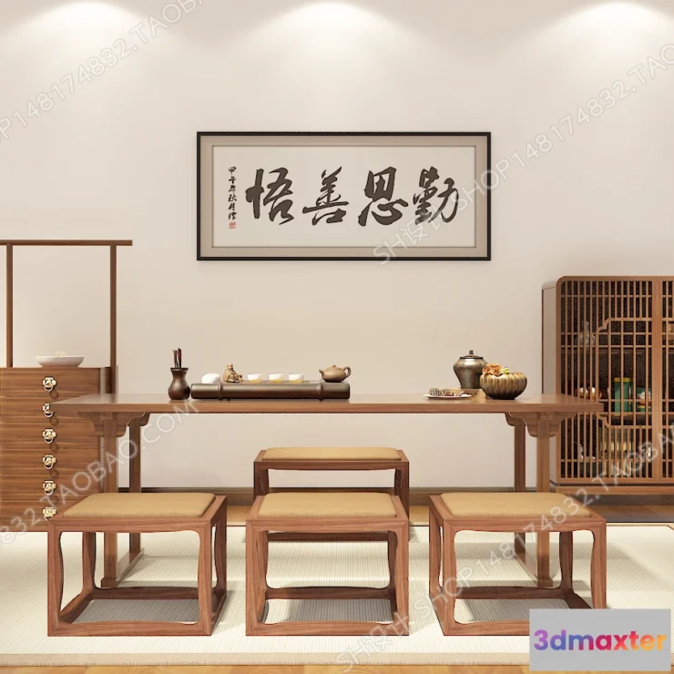 1127960 - Tea Coffee Table - 3D Models - 1115