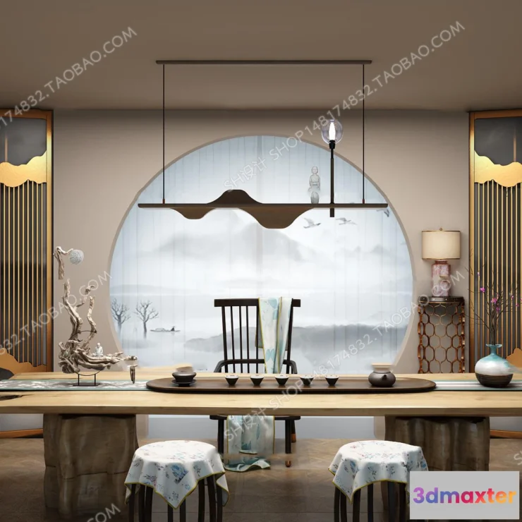 1127964 - Tea Coffee Table - 3D Models - 1117