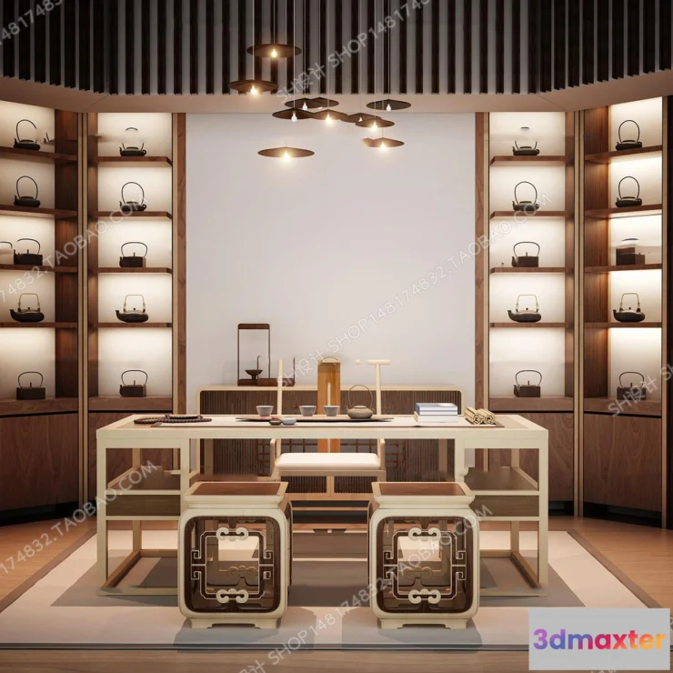 1127970 - Tea Coffee Table - 3D Models - 1120