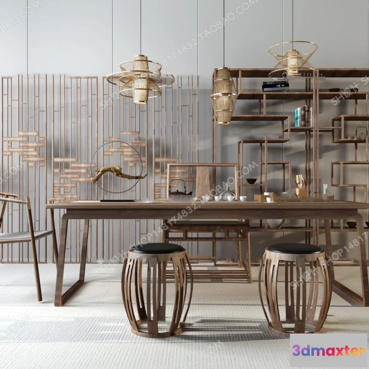 1127972 - Tea Coffee Table - 3D Models - 1121