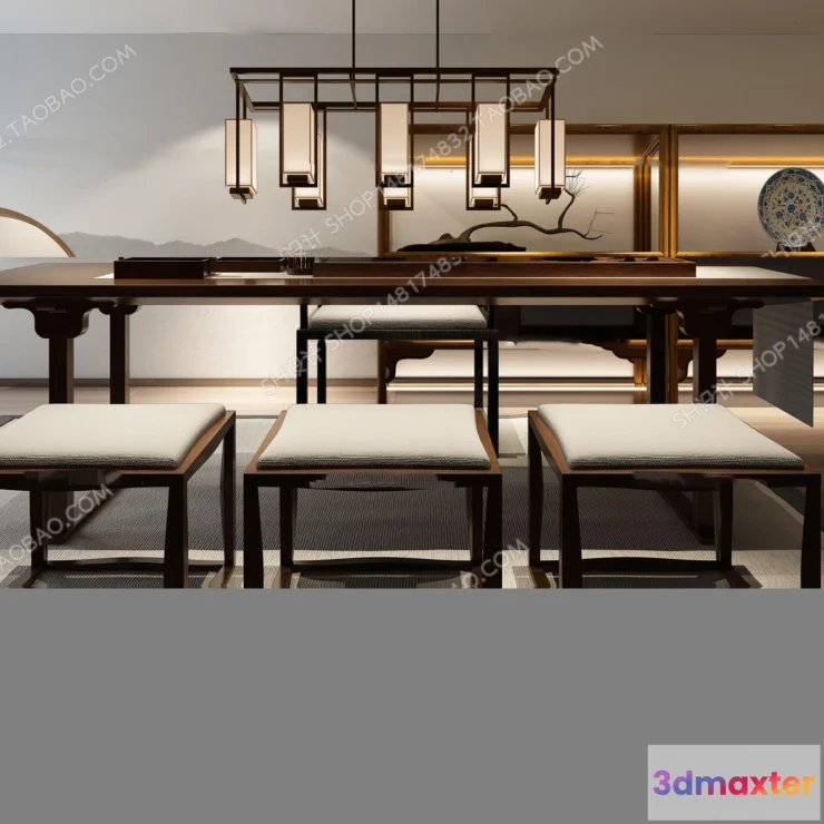 1127982 - Tea Coffee Table - 3D Models - 1126