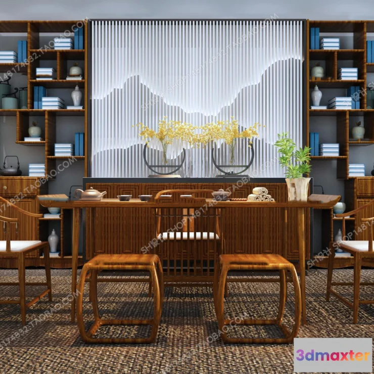 1127986 - Tea Coffee Table - 3D Models - 1128