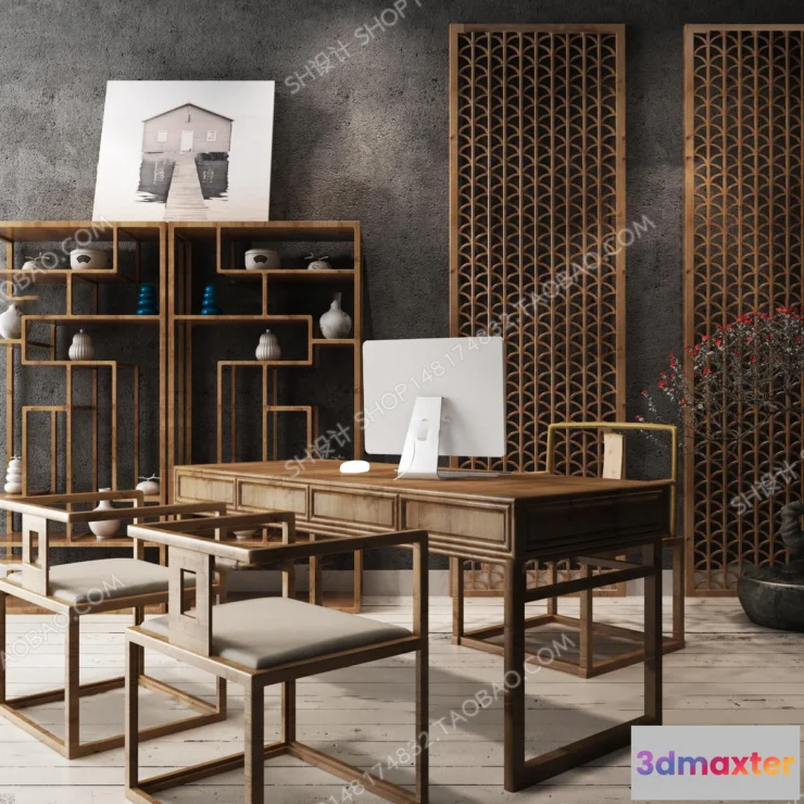 1128000 - Tea Coffee Table - 3D Models - 1135