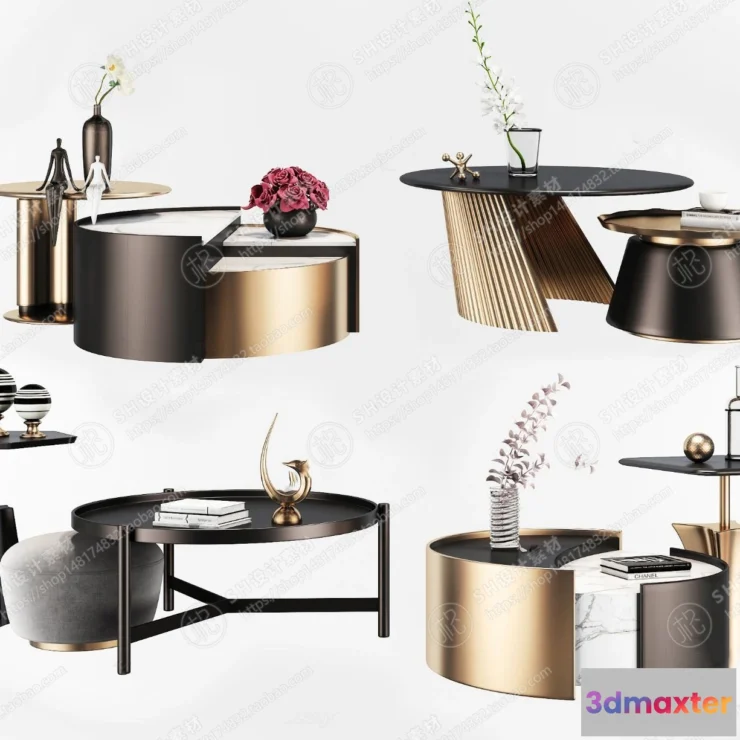 1128032 - Tea Coffee Table - 3D Models - 1151