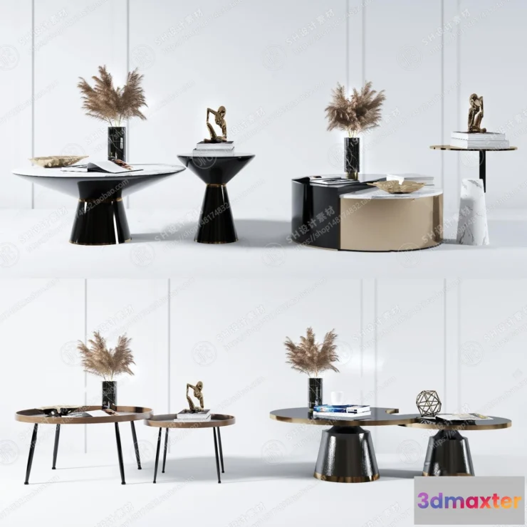 1128040 - Tea Coffee Table - 3D Models - 1155