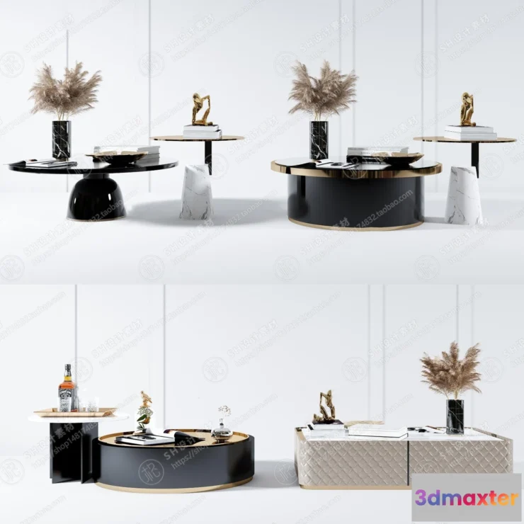 1128042 - Tea Coffee Table - 3D Models - 1156