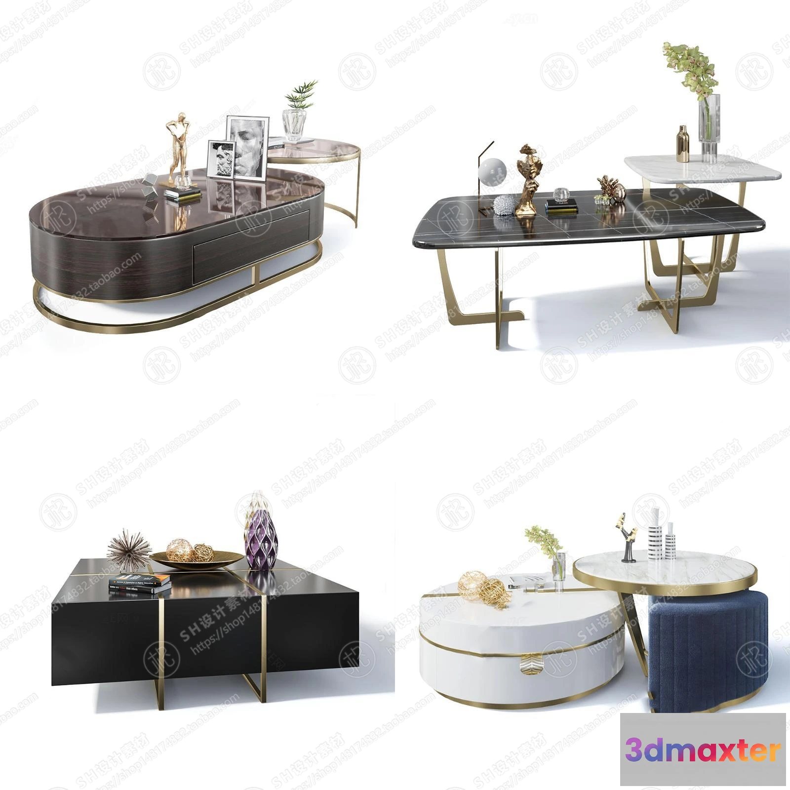 1128044 - Tea Coffee Table - 3D Models - 1157