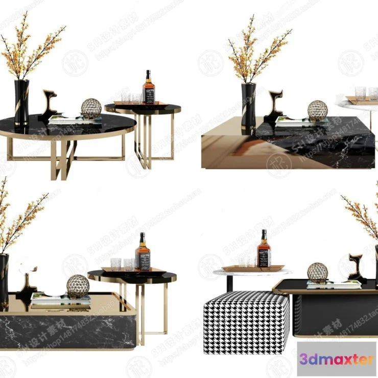 1128054 - Tea Coffee Table - 3D Models - 1162