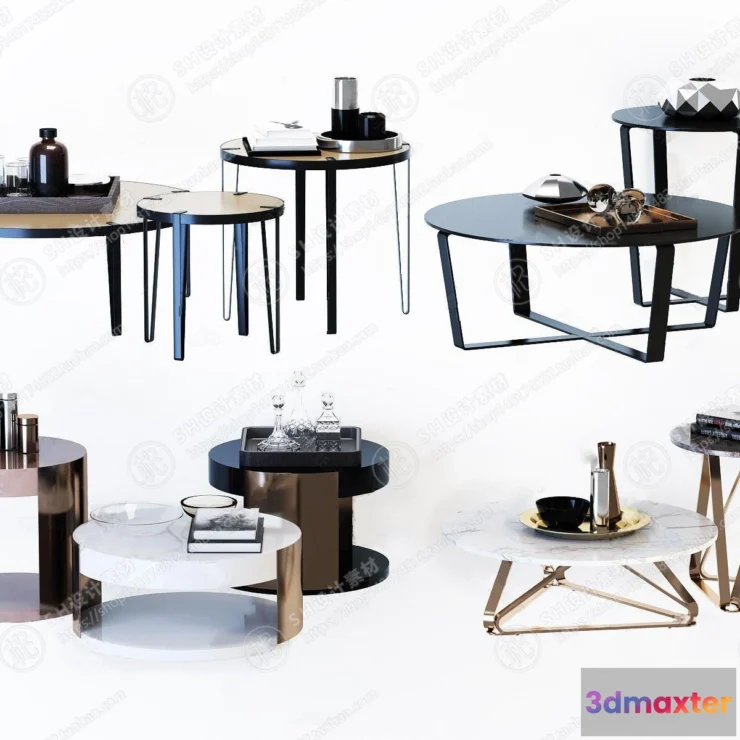 1128056 - Tea Coffee Table - 3D Models - 1163