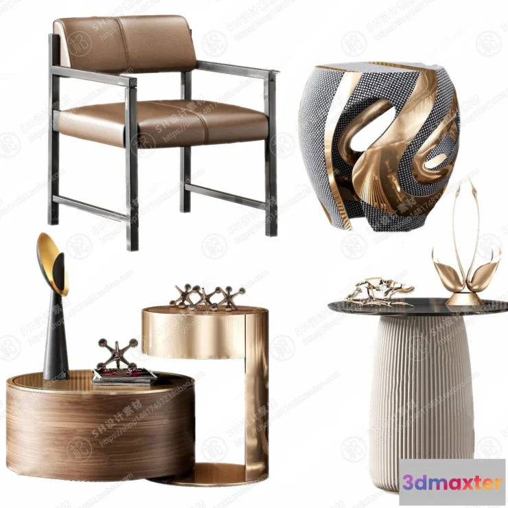 1128062 - Tea Coffee Table - 3D Models - 1166