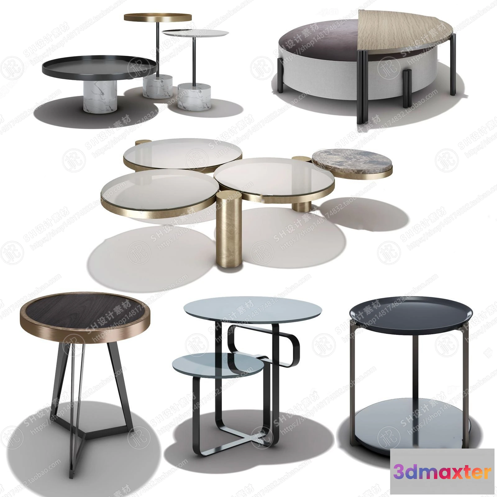 1128072 - Tea Coffee Table - 3D Models - 1171