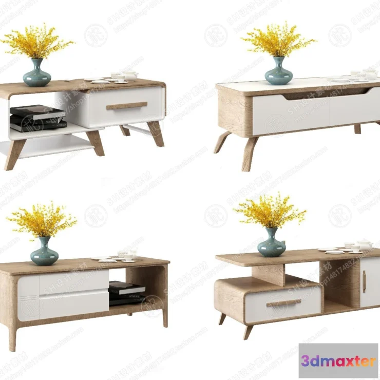 1128088 - Tea Coffee Table - 3D Models - 1179