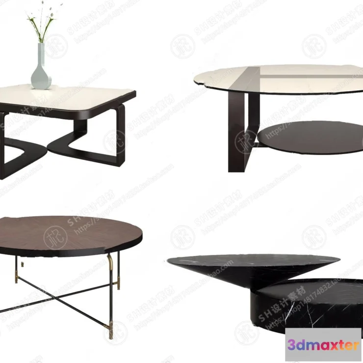 1128092 - Tea Coffee Table - 3D Models - 1181
