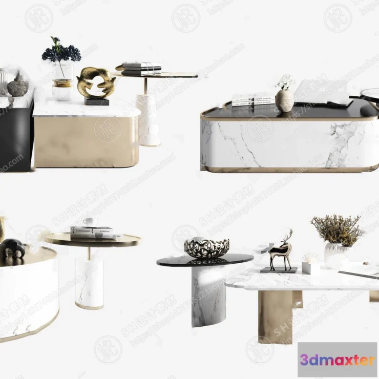 1128096 - Tea Coffee Table - 3D Models - 1183