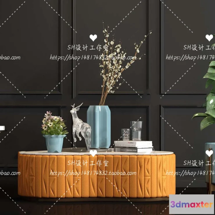 1128108 - Tea Coffee Table - 3D Models - 1189