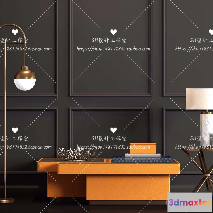 1128110 - Tea Coffee Table - 3D Models - 1190