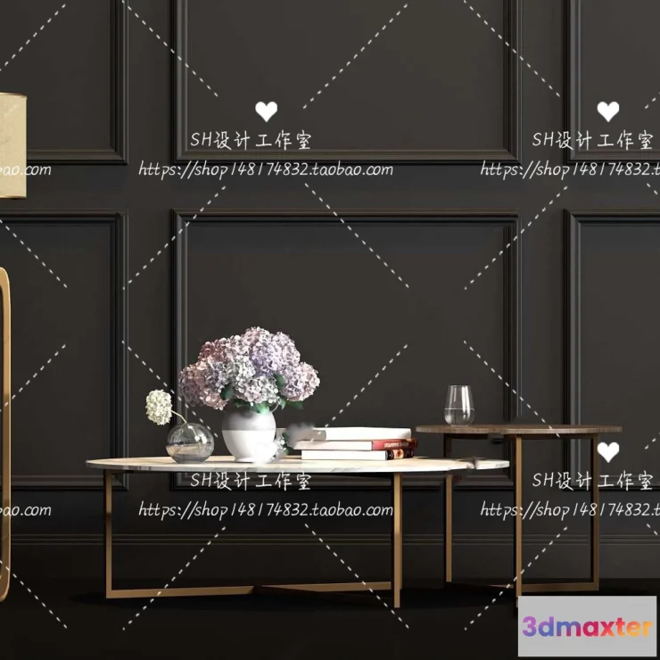 1128112 - Tea Coffee Table - 3D Models - 1191