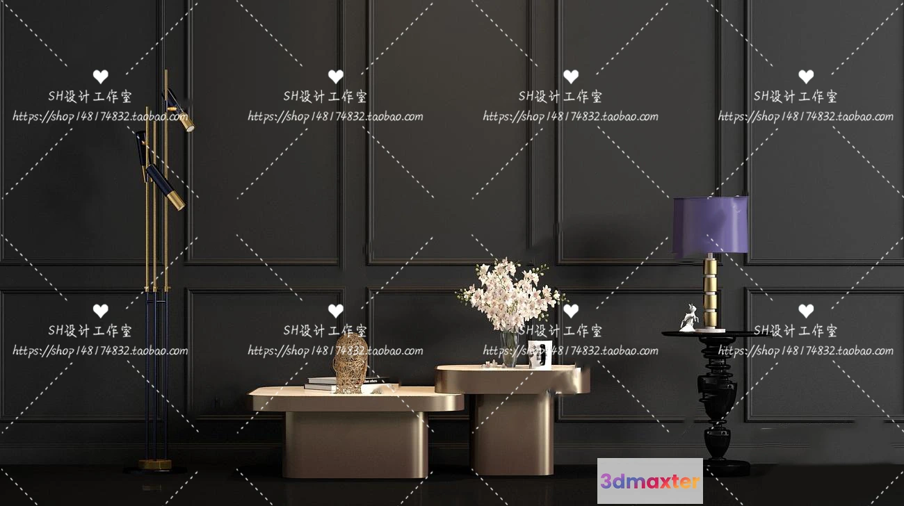 1128114 - Tea Coffee Table - 3D Models - 1192