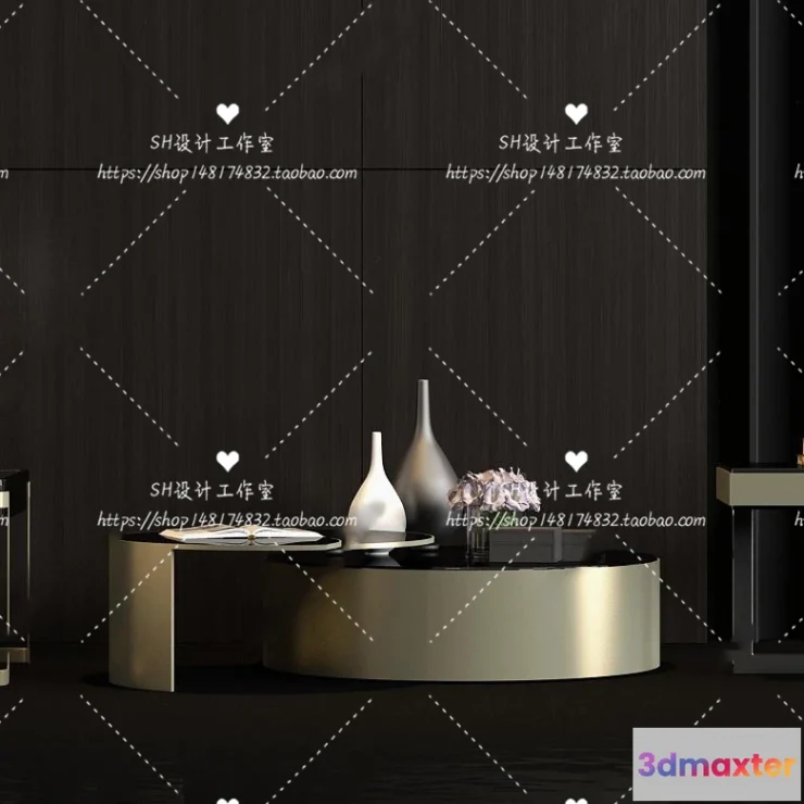 1128122 - Tea Coffee Table - 3D Models - 1196