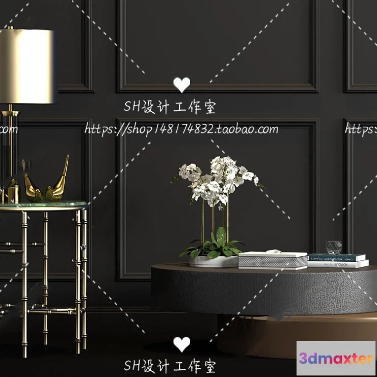 1128124 - Tea Coffee Table - 3D Models - 1197