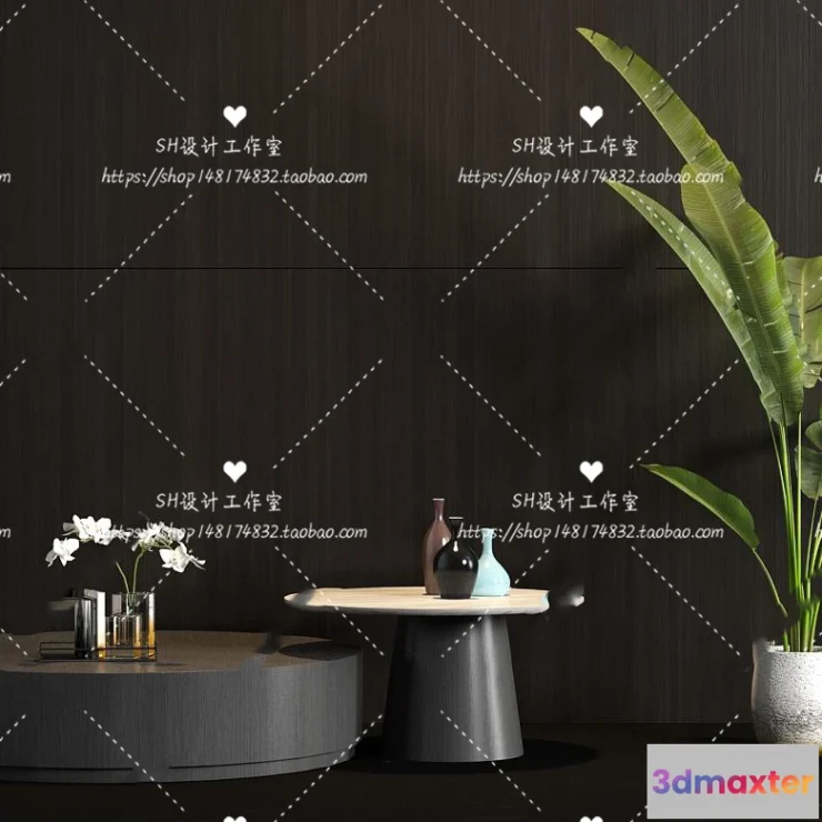 1128126 - Tea Coffee Table - 3D Models - 1198