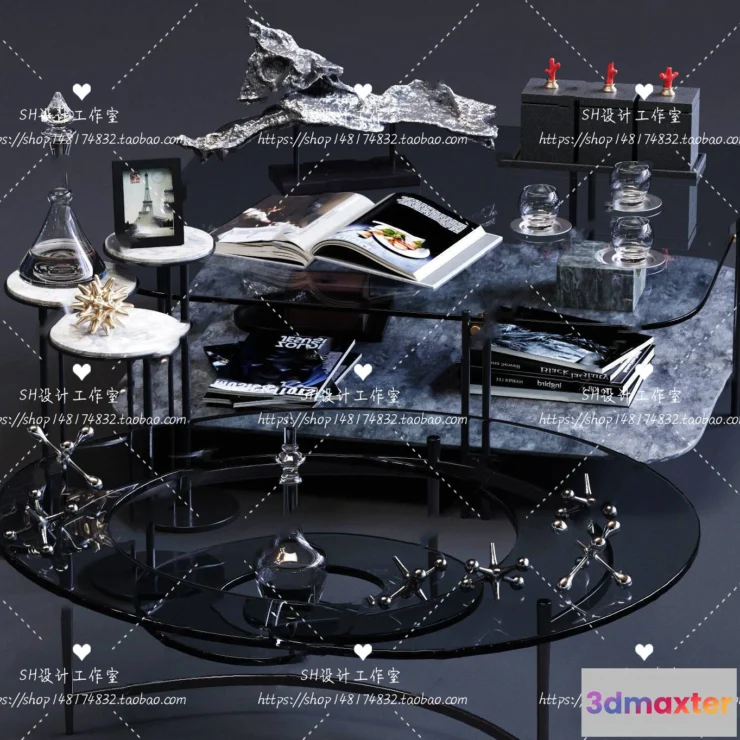 1128132 - Tea Coffee Table - 3D Models - 1201