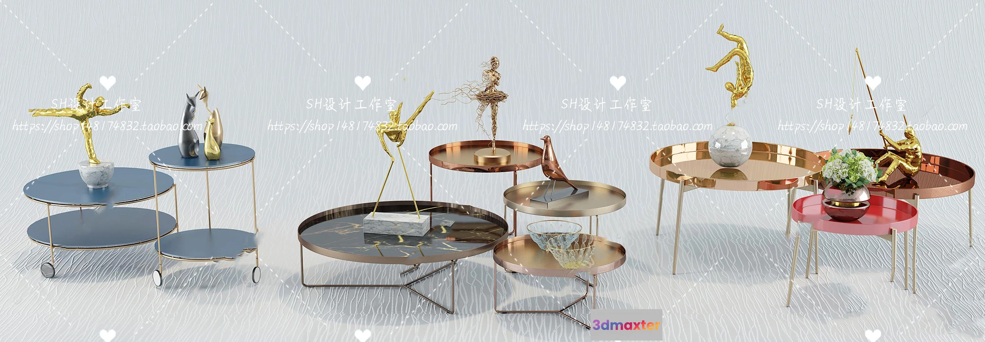 1128142 - Tea Coffee Table - 3D Models - 1206