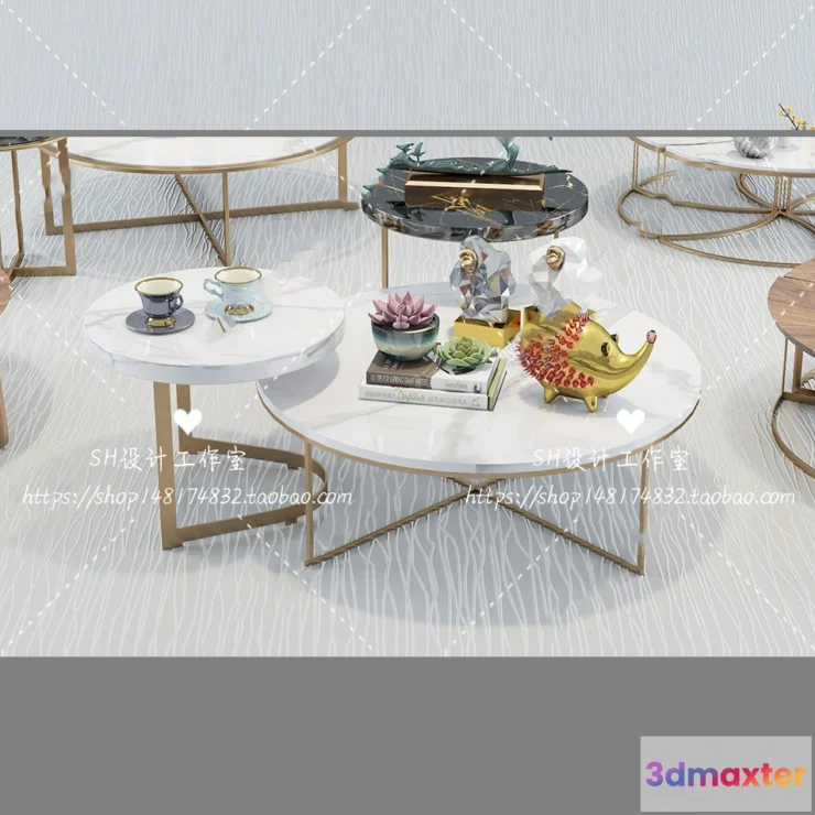 1128160 - Tea Coffee Table - 3D Models - 1215