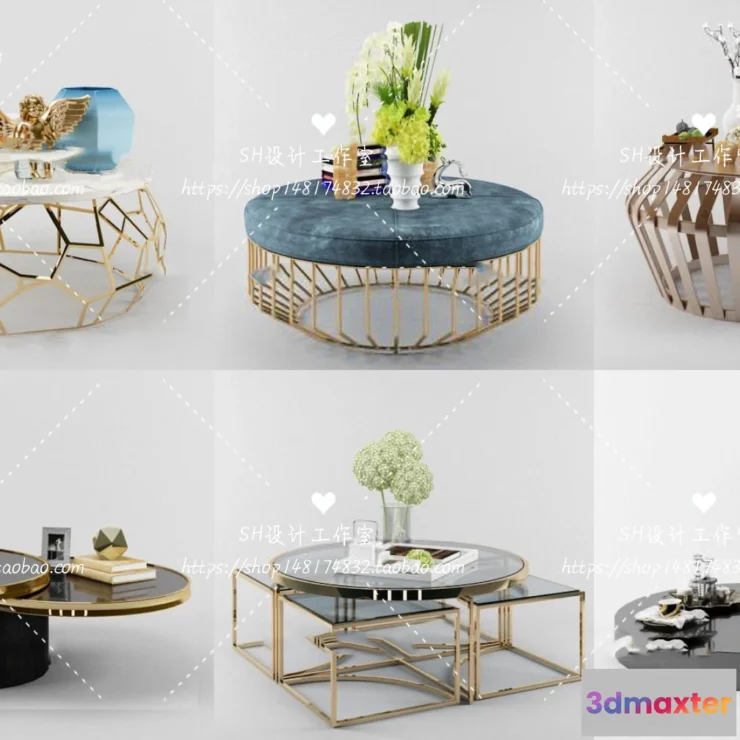 1128170 - Tea Coffee Table - 3D Models - 1220