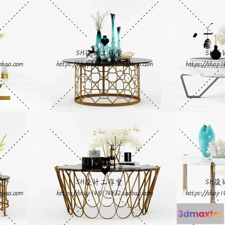 1128174 - Tea Coffee Table - 3D Models - 1222