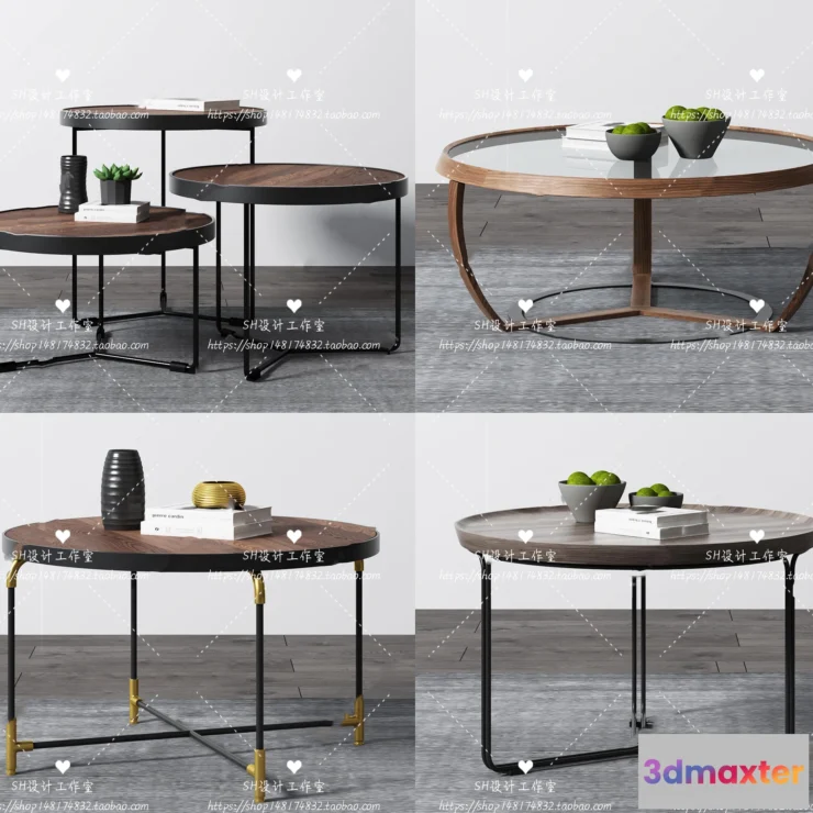 1128176 - Tea Coffee Table - 3D Models - 1223