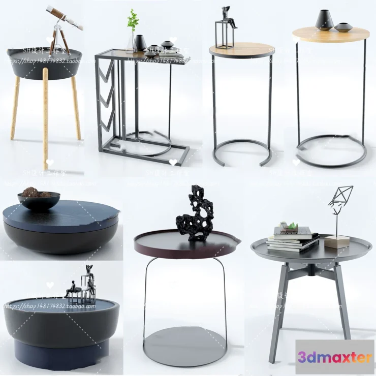 1128180 - Tea Coffee Table - 3D Models - 1225