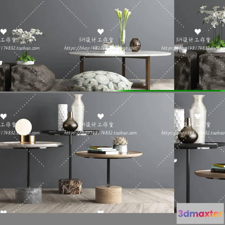 1128184 - Tea Coffee Table - 3D Models - 1227