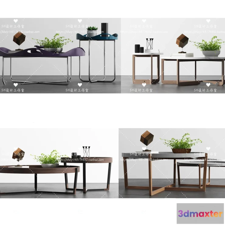 1128190 - Tea Coffee Table - 3D Models - 1230