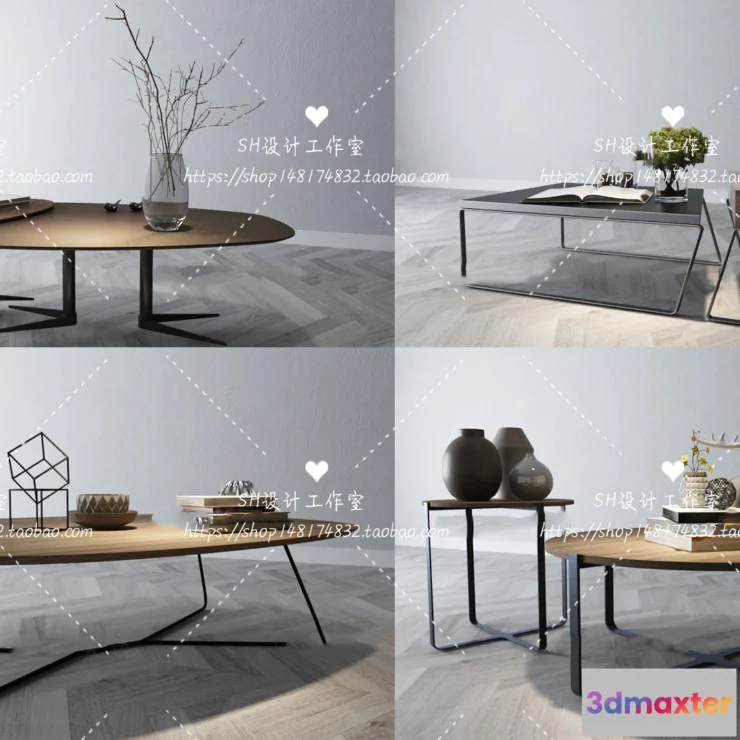1128192 - Tea Coffee Table - 3D Models - 1231