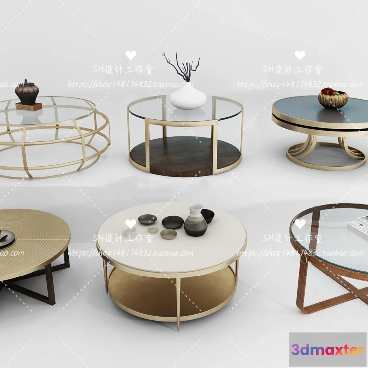 1128194 - Tea Coffee Table - 3D Models - 1232