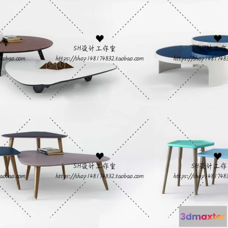 1128198 - Tea Coffee Table - 3D Models - 1234