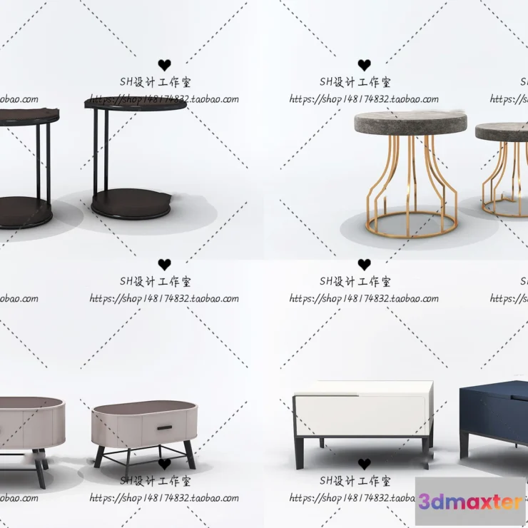 1128202 - Tea Coffee Table - 3D Models - 1236