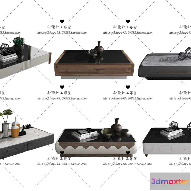 1128204 - Tea Coffee Table - 3D Models - 1237