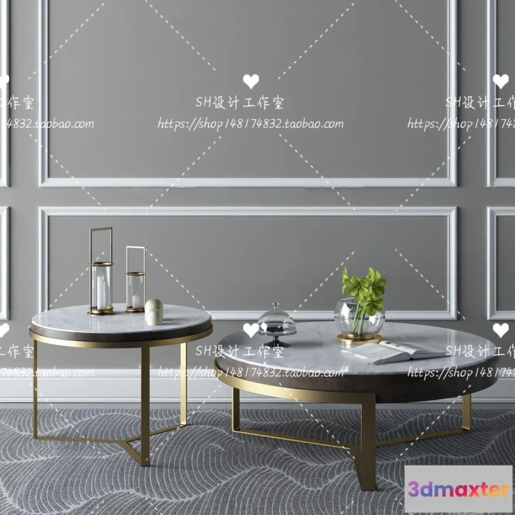 1128234 - Tea Coffee Table - 3D Models - 1252