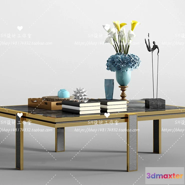 1128240 - Tea Coffee Table - 3D Models - 1255