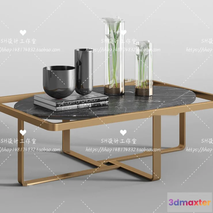 1128244 - Tea Coffee Table - 3D Models - 1257