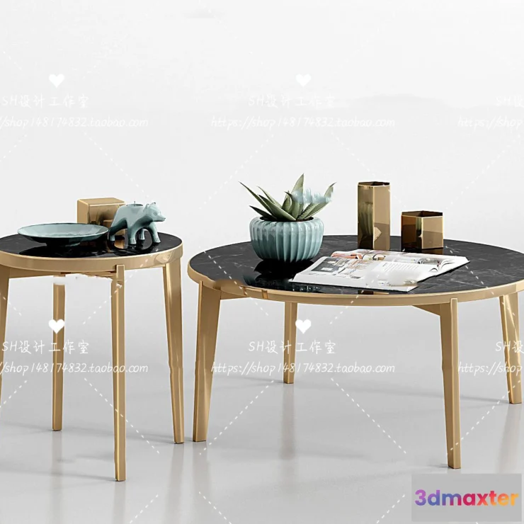 1128246 - Tea Coffee Table - 3D Models - 1258