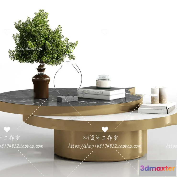 1128248 - Tea Coffee Table - 3D Models - 1259