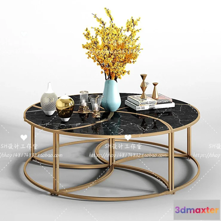 1128262 - Tea Coffee Table - 3D Models - 1266