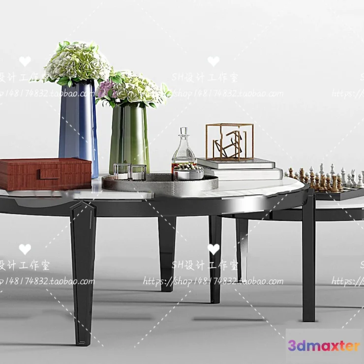 1128266 - Tea Coffee Table - 3D Models - 1268